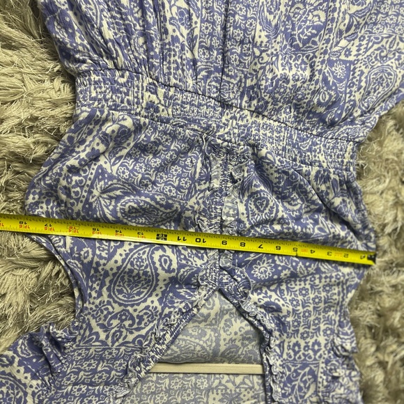 Jessica Simpson Paisley Blue and White Mini Dress - Picture 5 of 8